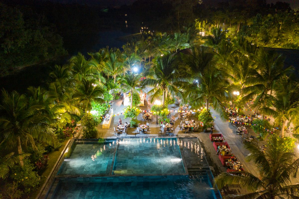 Kh&ocirc;ng gian sự kiện ngo&agrave;i trời tại Flamingo Đại Lải Resort