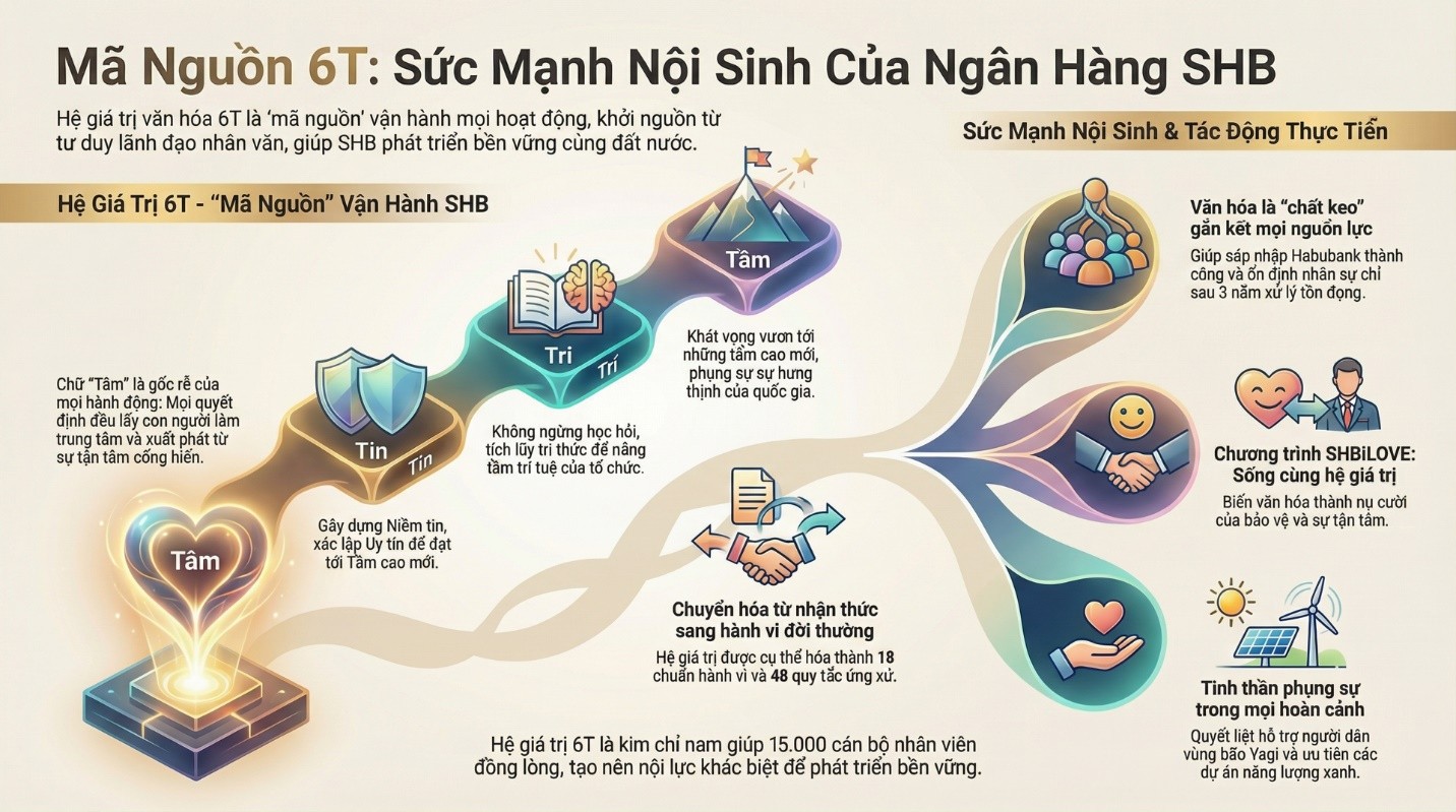 Hệ gi&aacute; trị 6T: 