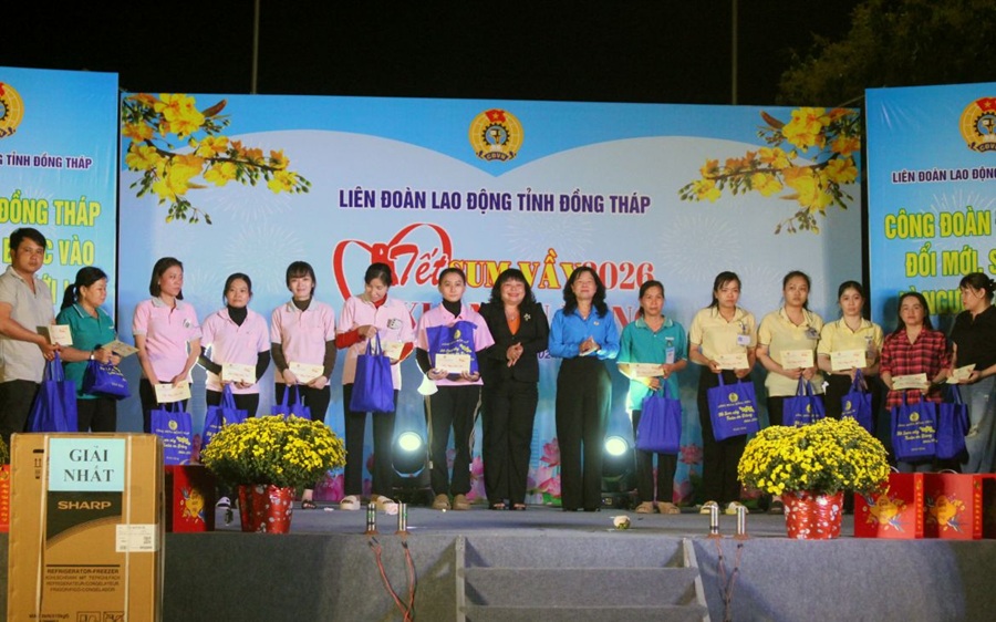 Đồng Tháp chi hơn 91 tỷ đồng chăm lo người lao động quý I