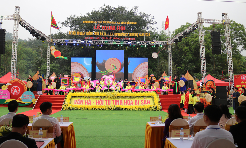 Khai hội truyền thống chùa Bổ Đà và khai mạc Liên hoan Dân ca Quan họ phường Vân Hà năm 2026