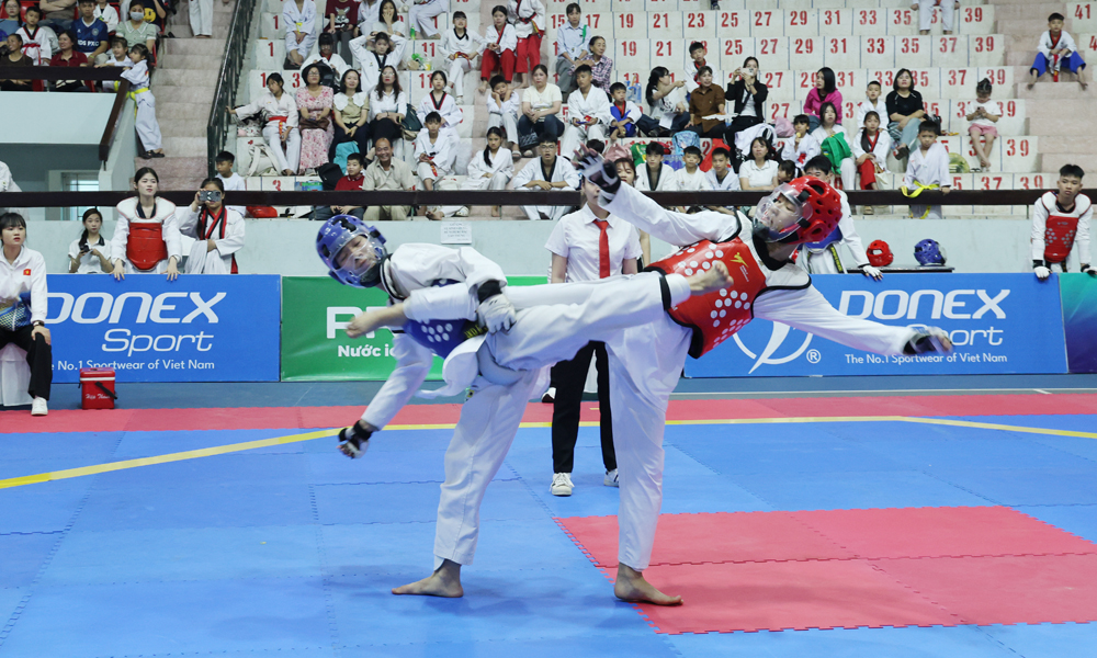 Bắc Ninh: Hơn 200 vận động viên tham gia Giải Taekwondo thanh thiếu nhi