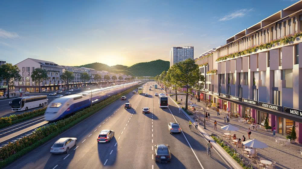 The Infinity tọa lạc tr&ecirc;n trục DT975 với lượng kh&aacute;ch tự nhi&ecirc;n dồi d&agrave;o