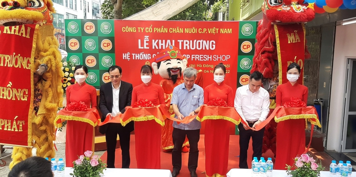 C.P. Việt Nam mở Fresh Shop đầu tiên tại Hà Nội, đẩy mạnh chuỗi thực phẩm an toàn khép kín
