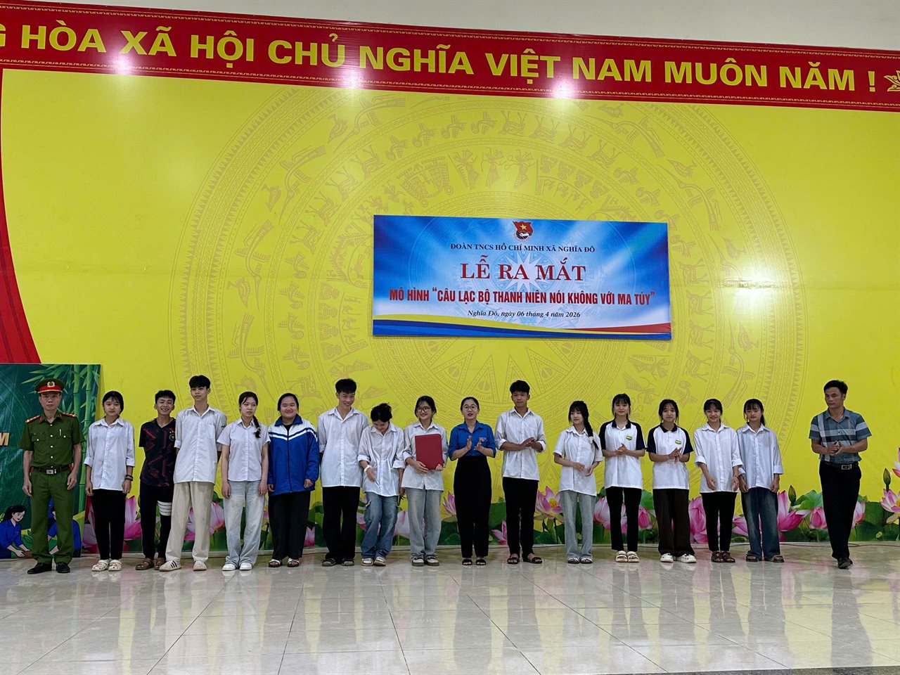 Lào Cai: Ra mắt “Câu lạc bộ thanh niên nói không với ma túy” tại xã Nghĩa Đô