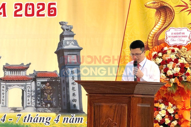 Ông Vũ Văn Quyền - Phó Chủ tịch UBND xã Bình Minh phát biểu Ông Vũ Văn Quyền - Phó Chủ tịch UBND xã Bình Minh phát biểu