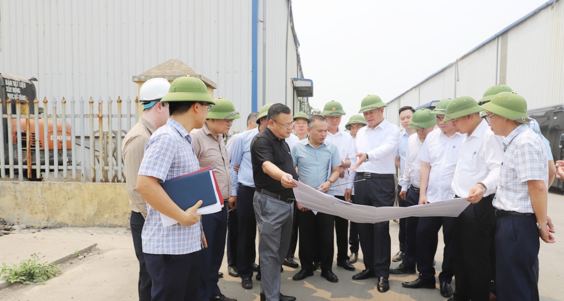 Lãnh đạo tỉnh Hưng Yên kiểm tra một số dự án giao thông trọng điểm