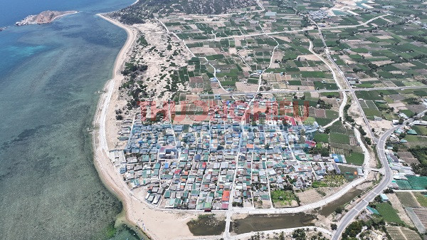 Th&ocirc;n Th&aacute;i An, x&atilde; Vĩnh Hải, nơi quy hoạch x&acirc;y dựng Nh&agrave; m&aacute;y Điện hạt nh&acirc;n Ninh Thuận 2