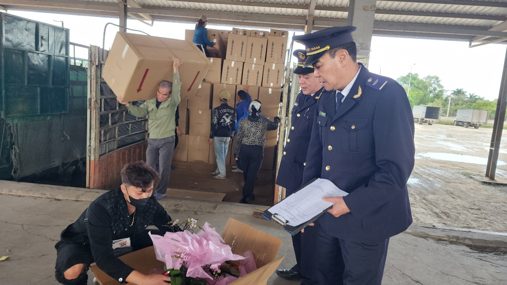 Hải quan cửa khẩu Móng Cái: Thu ngân sách quý I đạt 800,79 tỷ đồng