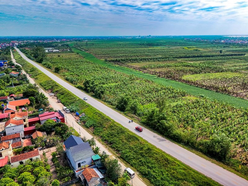 Khu vực triển khại xây dựng tuyến đường kết nối giữa Đại lộ sông Hồng của Thành phố Hà Nội với tuyến đường kết nối di sản văn hóa, du lịch và phát triển kinh tế Khu vực triển khại xây dựng tuyến đường kết nối giữa Đại lộ sông Hồng của Thành phố Hà Nội với tuyến đường kết nối di sản văn hóa, du lịch và phát triển kinh tế