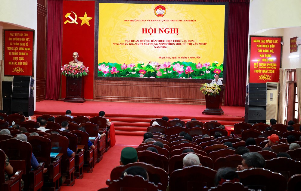 Tập huấn hướng dẫn thực hiện Cuộc vận động “Toàn dân đoàn kết xây dựng nông thôn mới, đô thị văn minh”