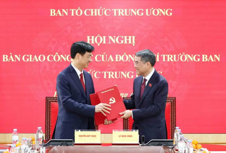 Hội nghị bàn giao công tác Trưởng ban Tổ chức Trung ương