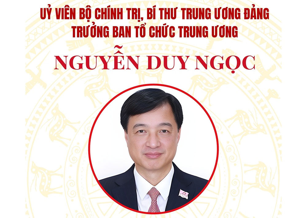 Bí thư Thành ủy Hà Nội Nguyễn Duy Ngọc làm Trưởng ban Tổ chức Trung ương