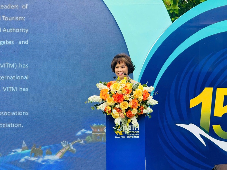 Ph&oacute; Chủ tịch Thường trực Hiệp hội Du lịch Việt Nam Cao Thị Ngọc Lan cho biết VITM 2026 đem đến sự hợp t&aacute;c, kết nối cao nhất cho c&aacute;c đối t&aacute;c v&agrave; cộng đồng doanh nghiệp. Ảnh: VGP/Minh Thư