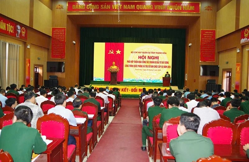 Thanh Hóa: Phối hợp triển khai đầu tư xây dựng công trình quốc phòng và trụ sở Ban Chỉ huy Quân sự cấp xã