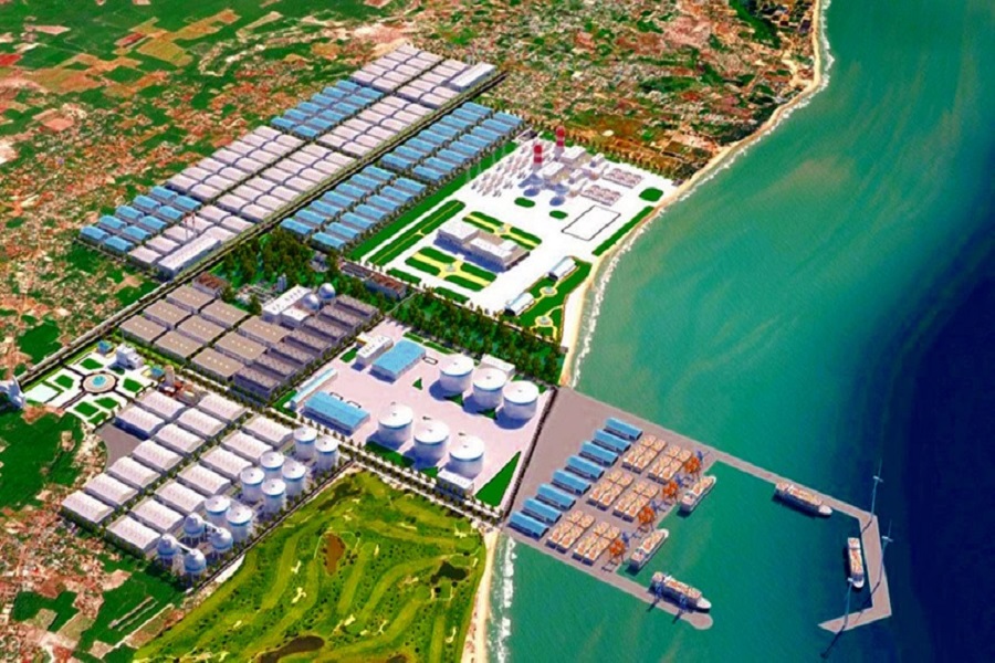 Phối cảnh Khu c&ocirc;ng nghiệp Sơn Mỹ.