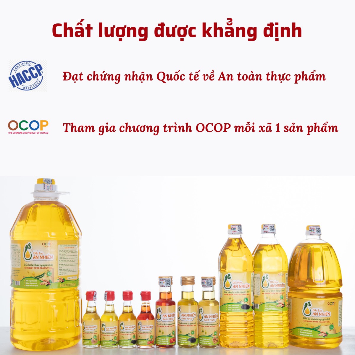 dầu cao cấp như dầu Sacha Inchi (Sachi)