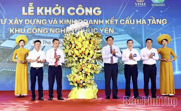Khởi công Dự án đầu tư xây dựng và kinh doanh kết cấu hạ tầng KCN Phúc Yên tại Phú Thọ