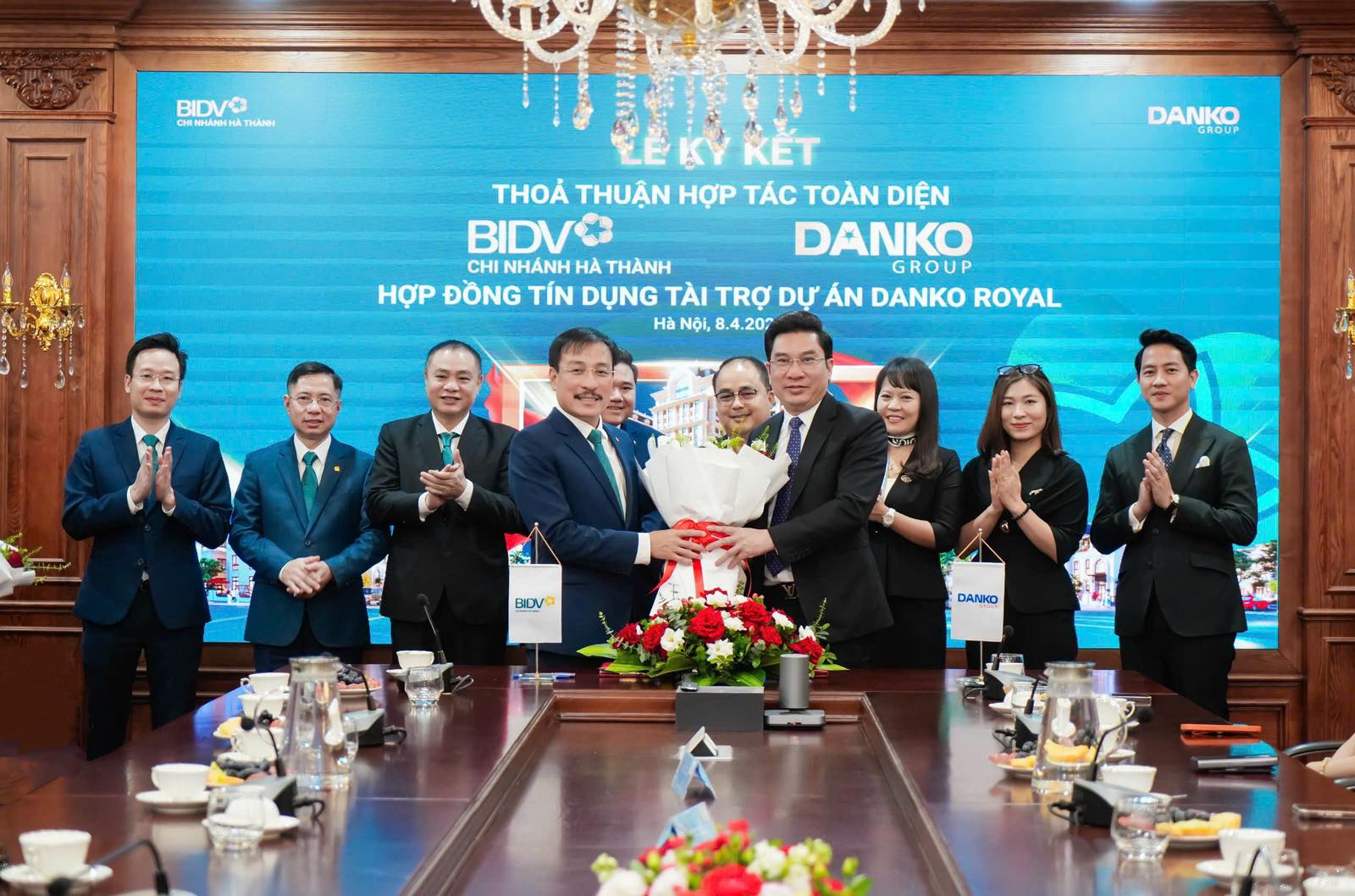 BIDV kỳ vọng đồng h&agrave;nh c&ugrave;ng Danko Group tại dự &aacute;n Danko Royal sẽ mở ra nhiều cơ hội hợp t&aacute;c s&acirc;u rộng hơn