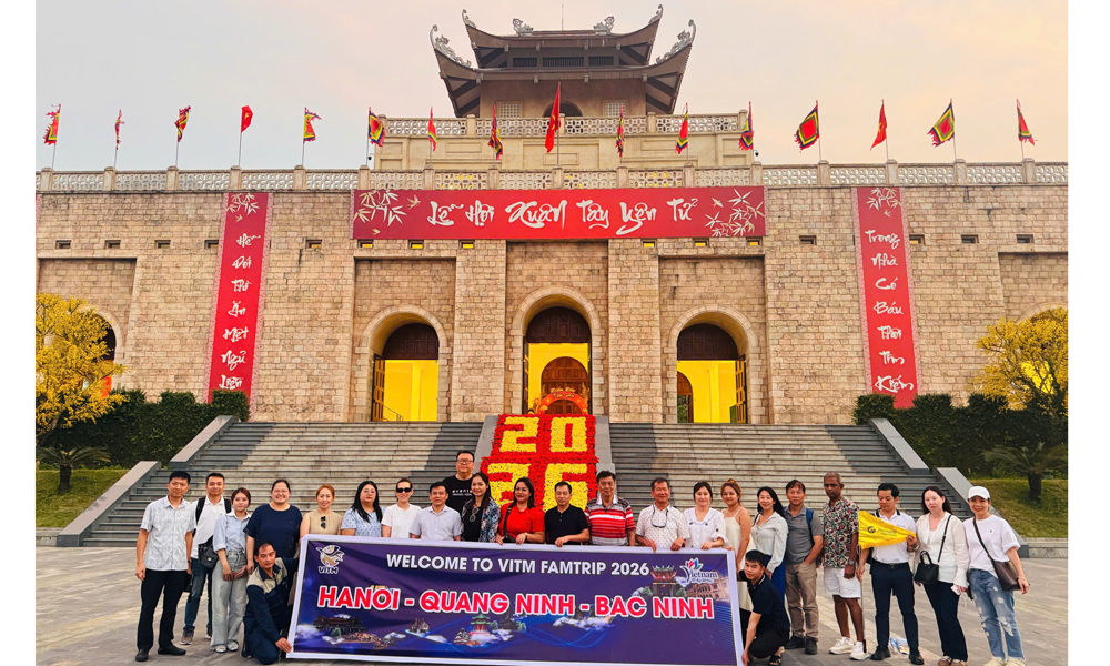 Đo&agrave;n famtrip quốc tế tham quan, khảo s&aacute;t tại Khu du lịch t&acirc;m linh - sinh th&aacute;i T&acirc;y Y&ecirc;n Tử. Bắc