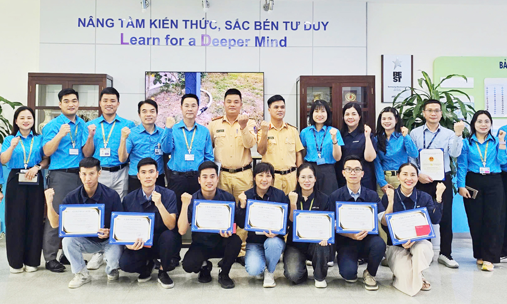 Bắc Ninh: Ra mắt mô hình “Doanh nghiệp an toàn giao thông”