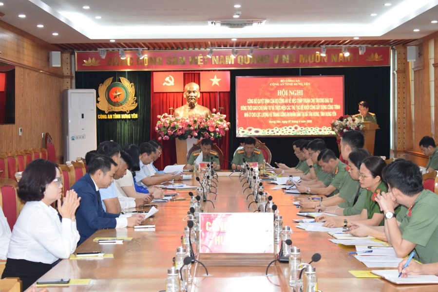 Hưng Yên: Đầu tư xây dựng nhà ở cho lực lượng vũ trang công an nhân dân