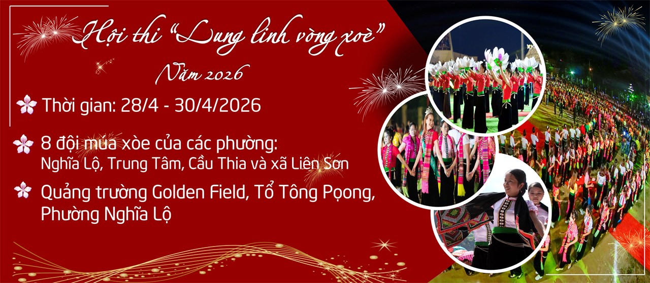 Nghĩa Lộ (L&agrave;o Cai) tổ chức Hội thi &ldquo;Lung linh v&ograve;ng x&ograve;e&rdquo; năm 2026 dịp nghỉ lễ 30/4