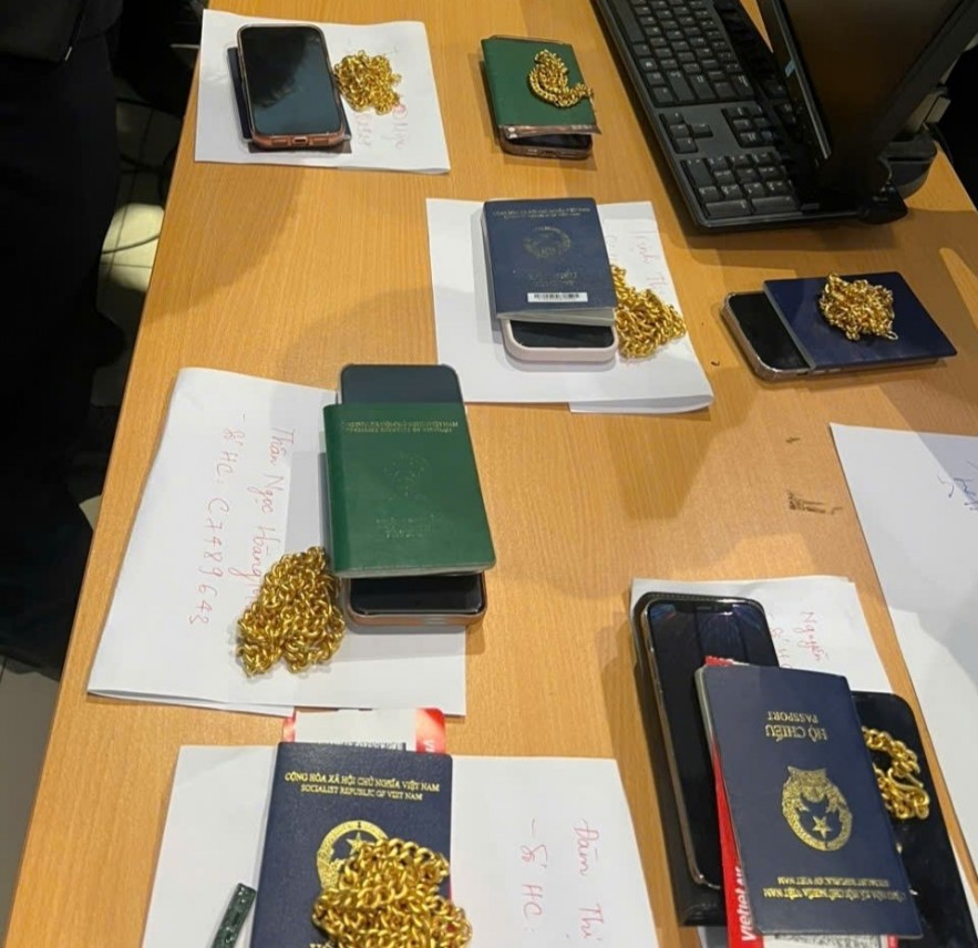 Tang vật vụ việc.