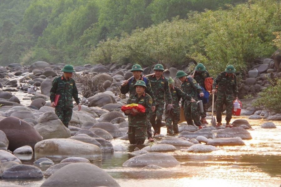 Quảng Trị: Tìm thấy và quy tập thêm 1 hài cốt liệt sĩ tại xã Dân Hóa