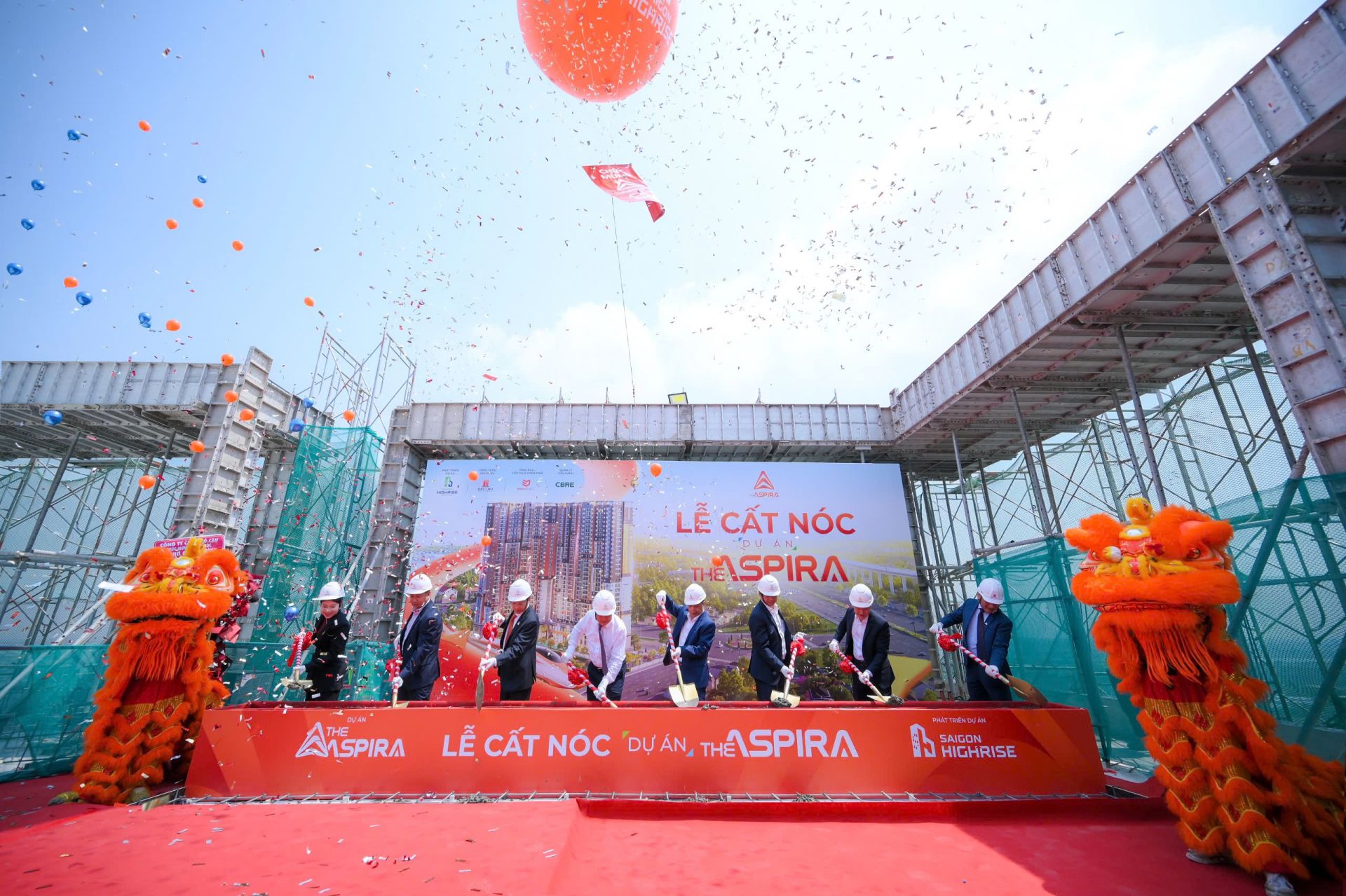 Lễ cất nóc The Aspira Lễ cất nóc The Aspira