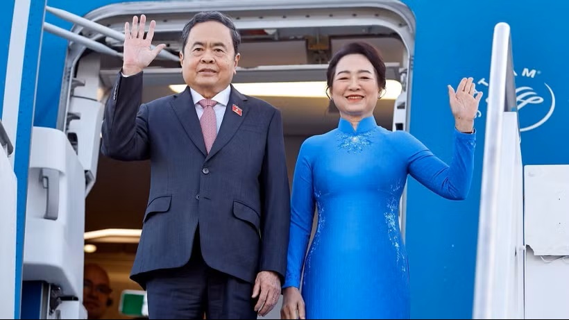 Chủ tịch Quốc hội Trần Thanh Mẫn bắt đầu thăm chính thức Cộng hòa Italia