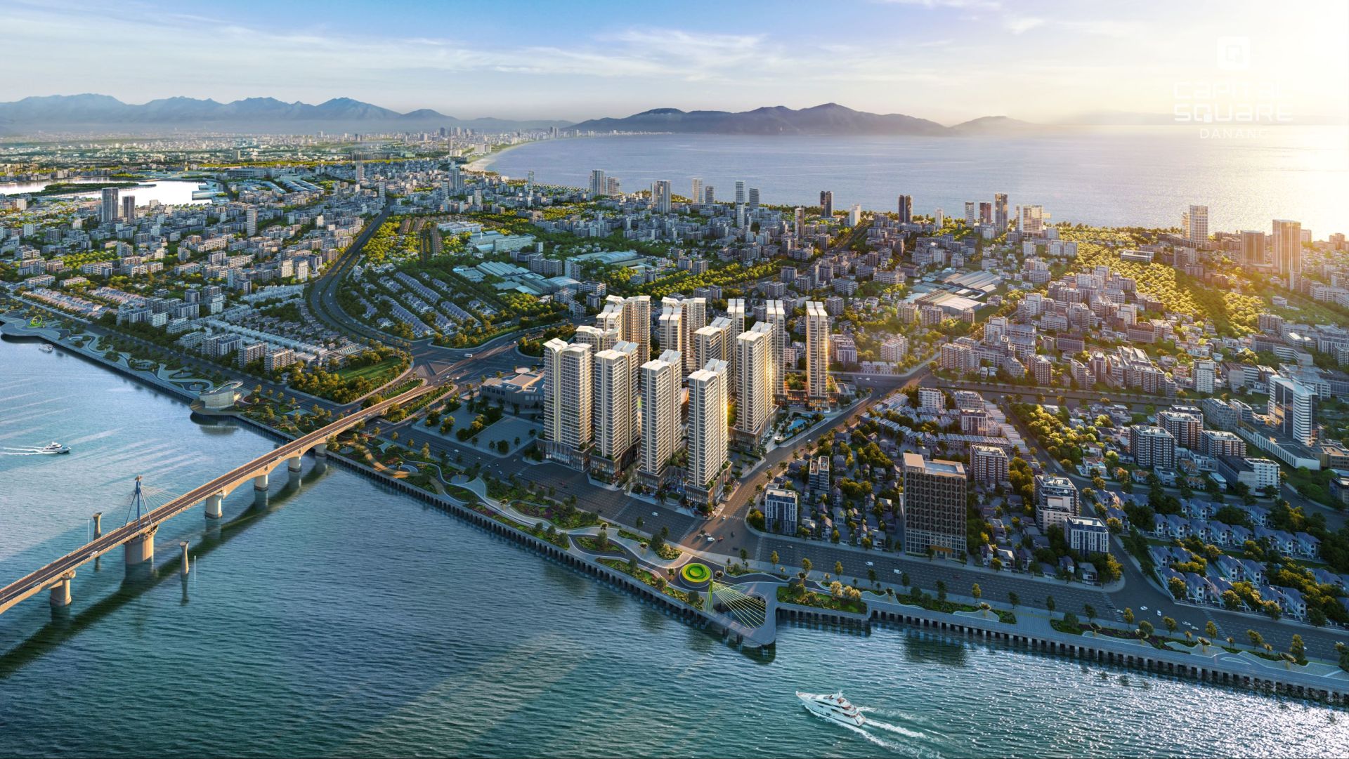 Capital Square tọa lạc tại vị trí kim cương của thành phố Đà Nẵng Capital Square tọa lạc tại vị trí kim cương của thành phố Đà Nẵng