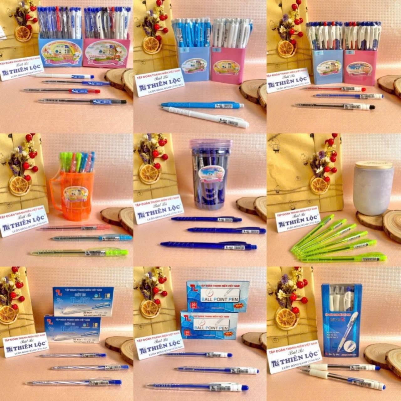 B&uacute;t bi Thi&ecirc;n Lộc sử dụng ng&ograve;i bi v&agrave; mực nhập khẩu từ Thụy Sĩ, T&acirc;y Đức