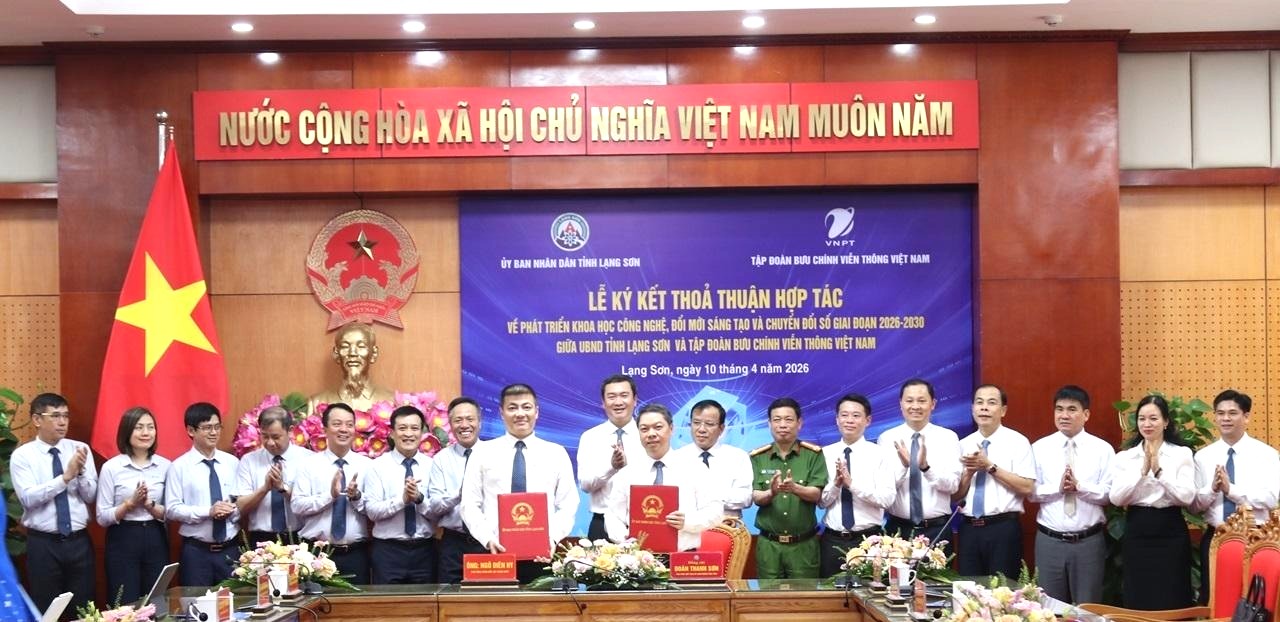 Lạng Sơn – VNPT ký kết hợp tác chuyển đổi số giai đoạn mới