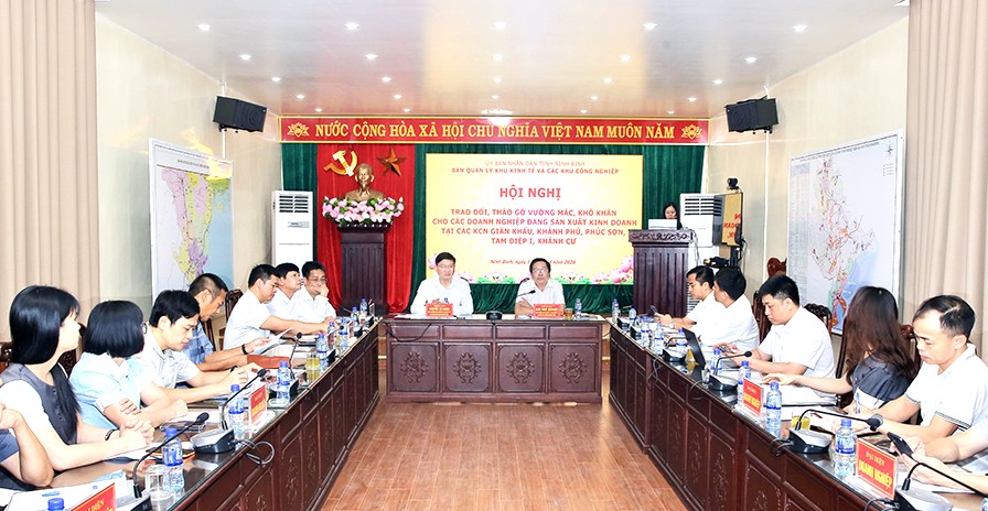 Ninh Bình: Chủ động tháo gỡ khó khăn, đồng hành cùng doanh nghiệp phát triển bền vững