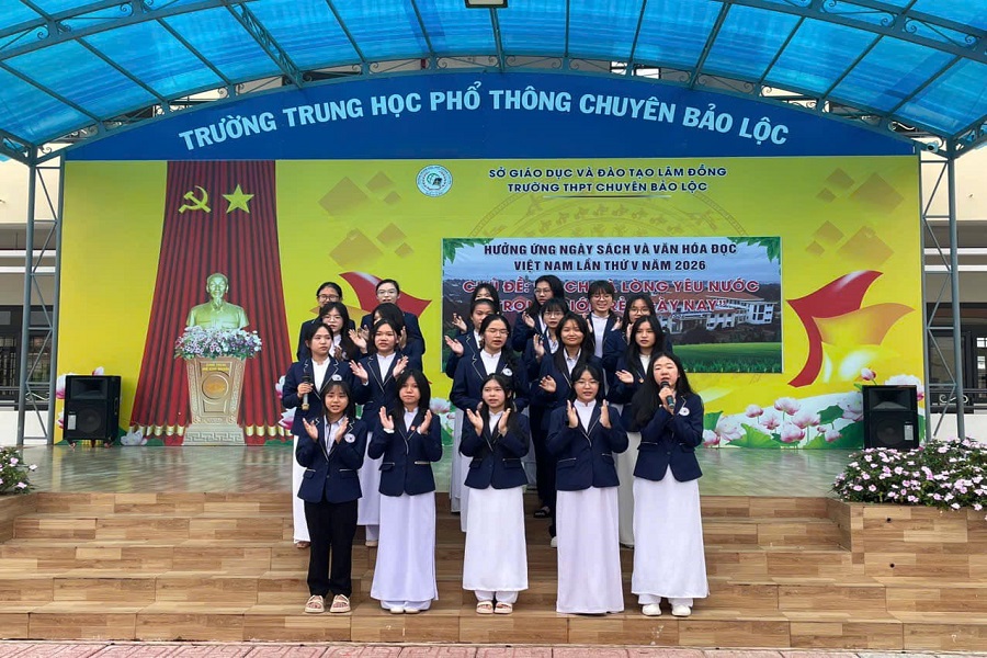 Văn nghệ chào mừng Ngày sách và văn hóa đọc Việt Nam lần thứ V năm 2026 Văn nghệ chào mừng Ngày sách và văn hóa đọc Việt Nam lần thứ V năm 2026