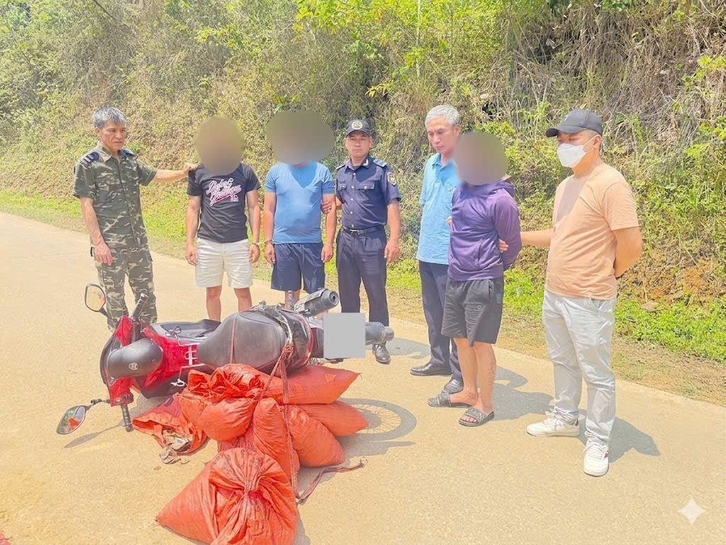 Cao Bằng: Tạm giữ nhóm đối tượng vận chuyển 6 bao tải vảy động vật, nghi là vảy tê tê