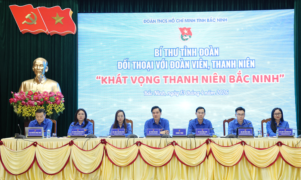 Bí thư Tỉnh đoàn Bắc Ninh đối thoại với thanh niên