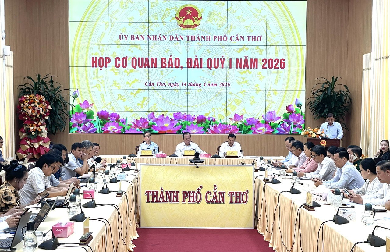 Họp cơ quan b&aacute;o, đ&agrave;i TP. Cần Thơ qu&iacute; I/2026