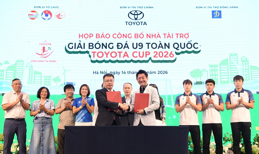 Toyota Việt Nam v&agrave; B&aacute;o Thiếu ni&ecirc;n Tiền phong v&agrave; Nhi đồng k&yacute; kết Bi&ecirc;n bản ghi nhớ hợp t&aacute;c giai đoạn 2026 - 2028