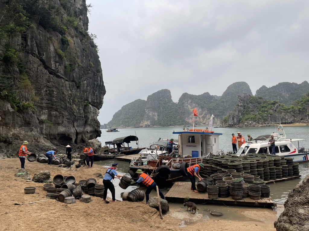 Lực lượng chức năng tạm giữ toàn bộ tang vật và yêu cầu các cá nhân liên quan đến trụ sở Ban Quản lý Di sản thế giới Vịnh Hạ Long - Yên Tử làm việc theo quy định Lực lượng chức năng tạm giữ toàn bộ tang vật và yêu cầu các cá nhân liên quan đến trụ sở Ban Quản lý Di sản thế giới Vịnh Hạ Long - Yên Tử làm việc theo quy định