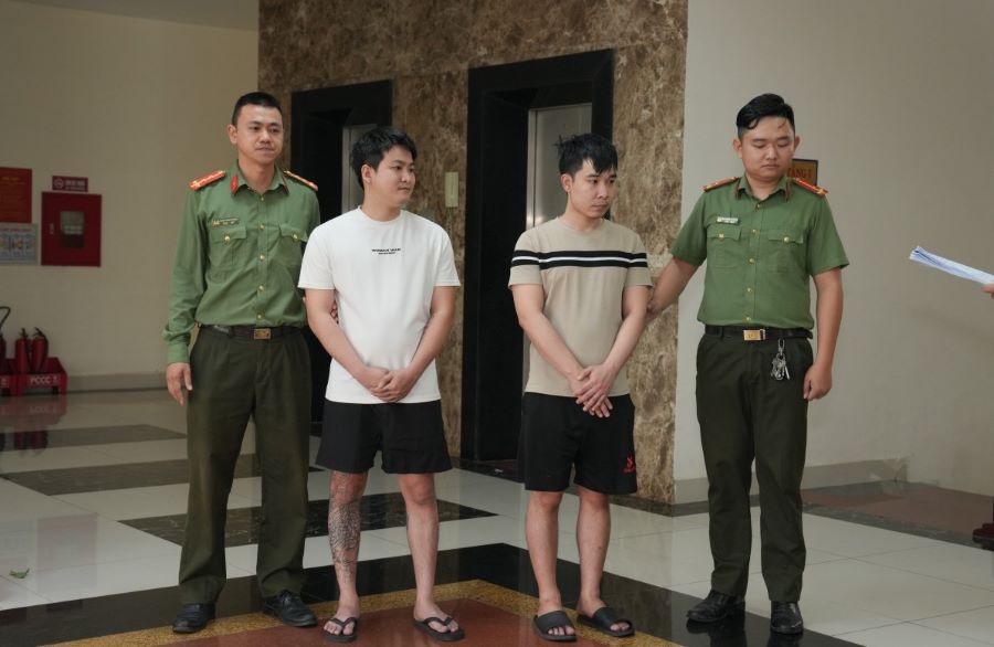 Cơ quan An ninh điều tra, C&ocirc;ng an tỉnh Quảng Trị khởi tố vụ &aacute;n, khởi tố bị can đối với Trần Quang Trọng v&agrave; Nguyễn Minh Thuận