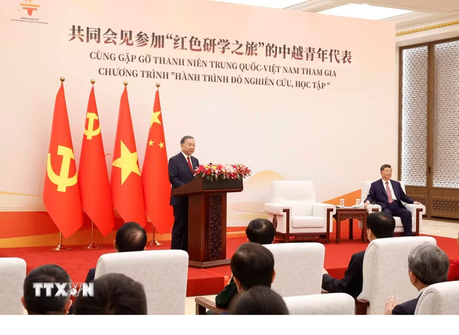 Tổng Bí thư, Chủ tịch nước Tô Lâm: Thanh niên tiếp tục là cầu nối quan trọng vun đắp tình hữu nghị Việt - Trung