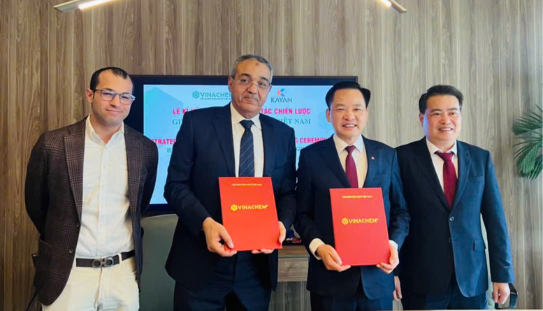 Vinachem hợp tác Kayan for International Trade đảm bảo an ninh nguyên liệu phân bón