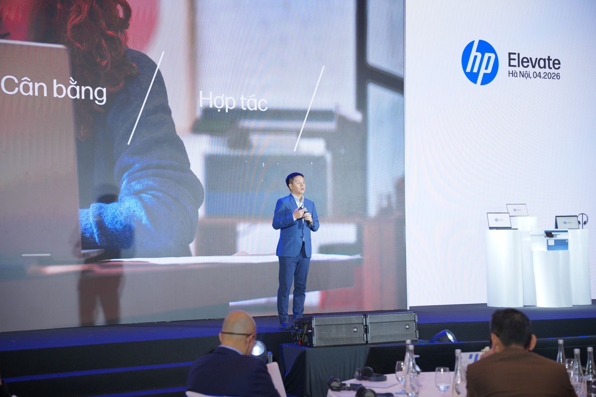 Ông Nguyễn Minh Đức &ndash; Tổng Giám đốc HP Việt Nam chia sẻ tại sự kiện