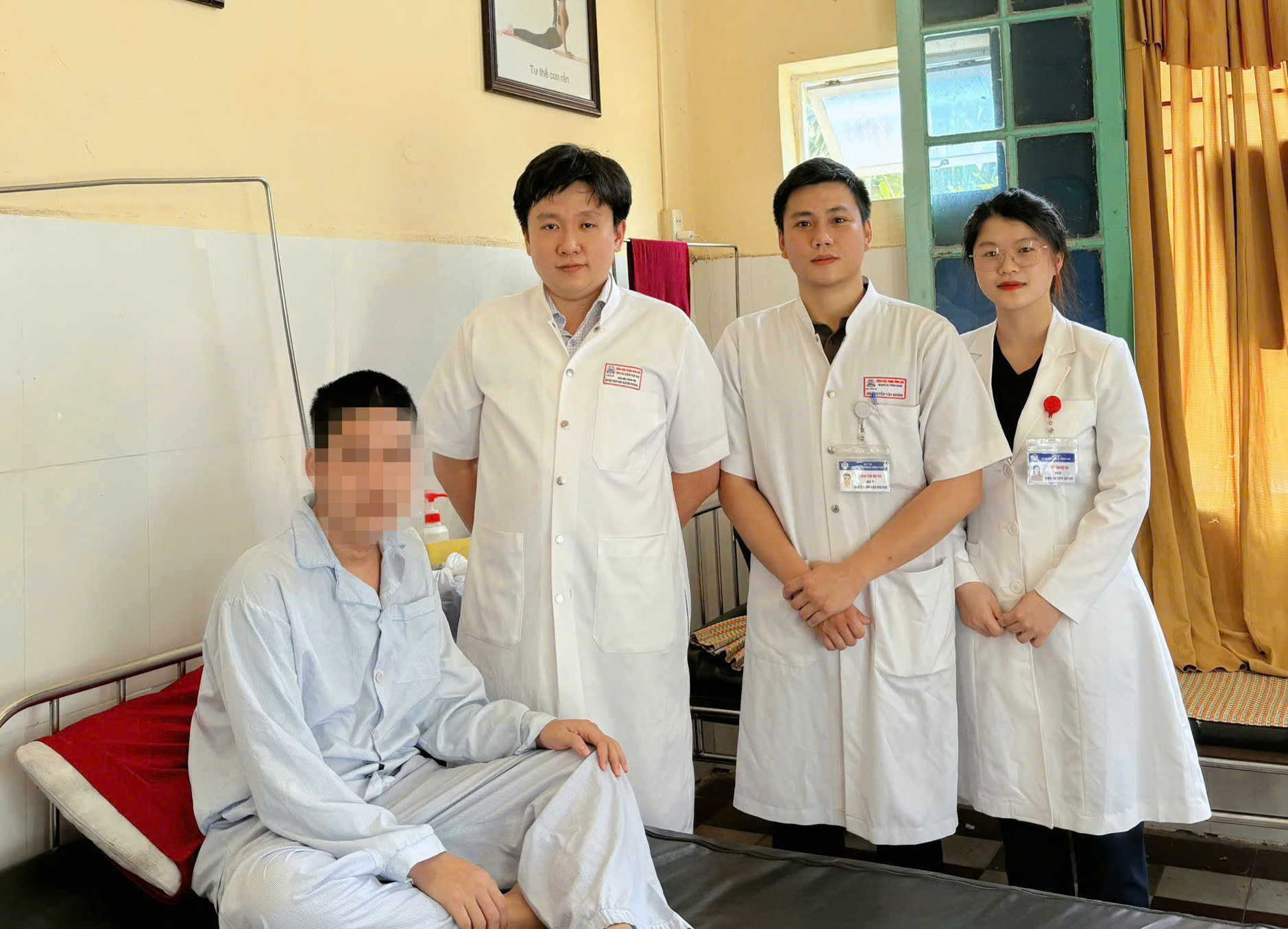 Bệnh nh&acirc;n đ&atilde; c&oacute; thể giao lưu được