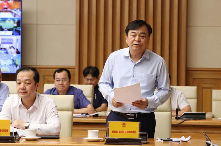 Thứ trưởng Bộ NN&MT Nguyễn Hoàng Hiệp báo cáo tại phiên họp - Ảnh: VGP/Gia Huy Thứ trưởng Bộ NN&MT Nguyễn Hoàng Hiệp báo cáo tại phiên họp - Ảnh: VGP/Gia Huy