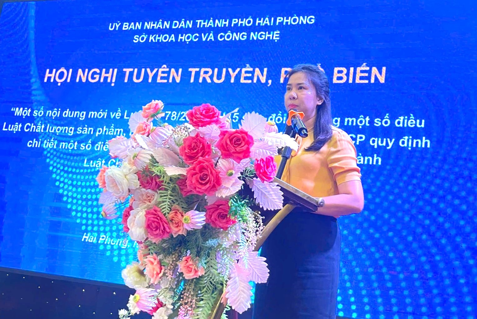 Hải Phòng: Tổ chức hội nghị phổ biến luật chất lượng sản phẩm, hàng hóa sửa đổi và đẩy mạnh số hóa quản lý