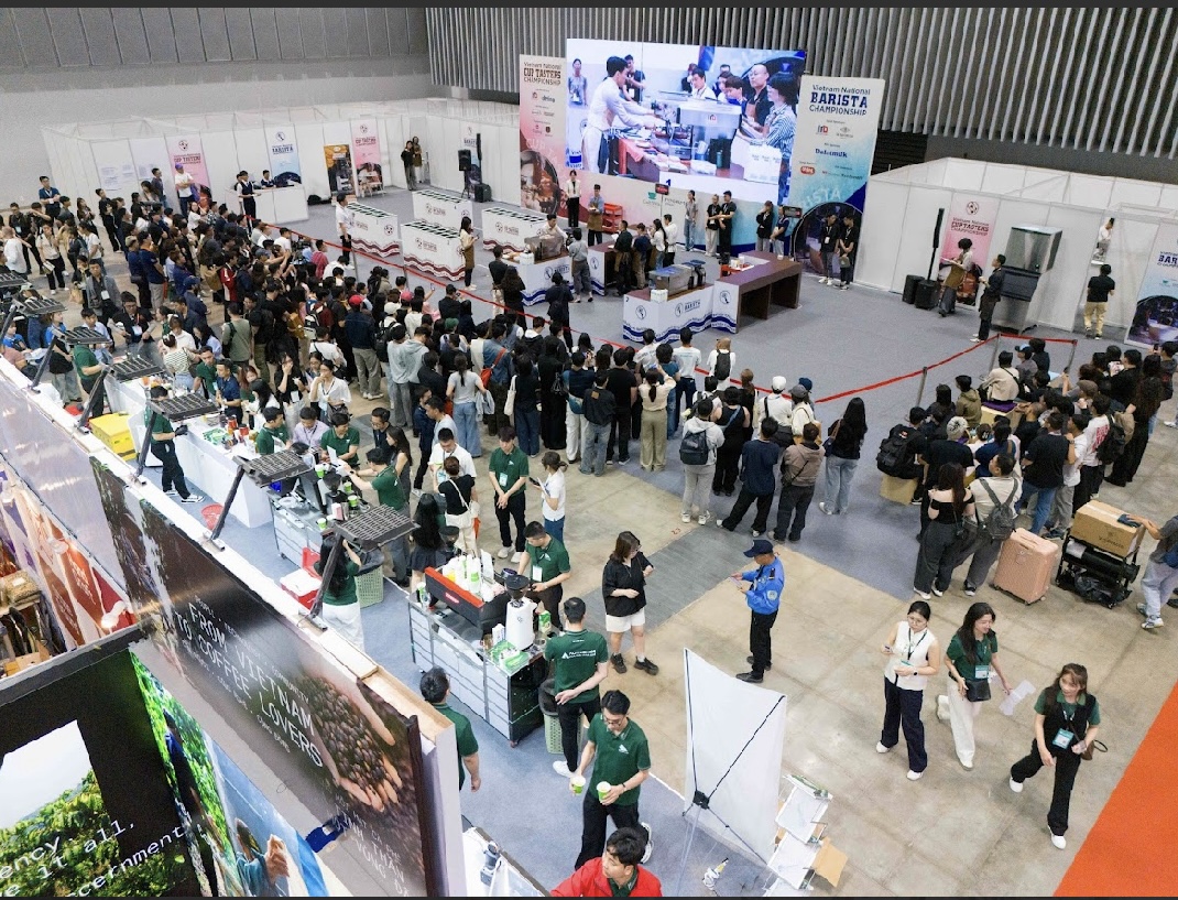 Không gian tại Cafe Show & Tea Show Vietnam 2026.