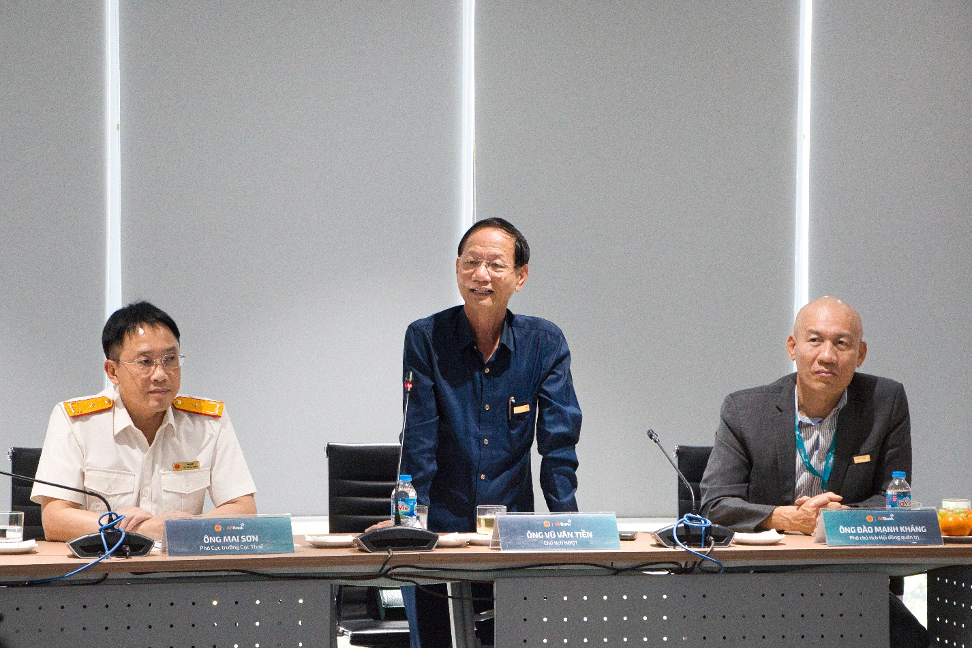 Tại sự kiện, Chủ tịch Vũ Văn Tiền bày tỏ vinh dự khi được đồng hành cùng ngành Thuế trong quá trình hiện đại hóa công tác quản lý và hỗ trợ người nộp thuế Tại sự kiện, Chủ tịch Vũ Văn Tiền bày tỏ vinh dự khi được đồng hành cùng ngành Thuế trong quá trình hiện đại hóa công tác quản lý và hỗ trợ người nộp thuế