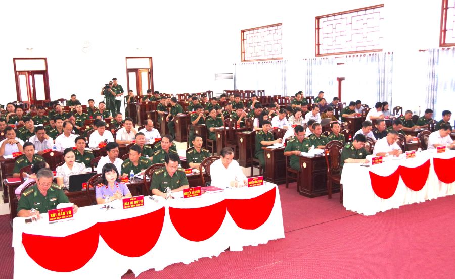 Bộ đội Biên phòng tỉnh Tây Ninh: Hội nghị rút kinh nghiệm mô hình chính quyền 2 cấp